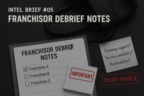 Initial Call with Franchisors: Meet Your Matches (Step 5 of 18)