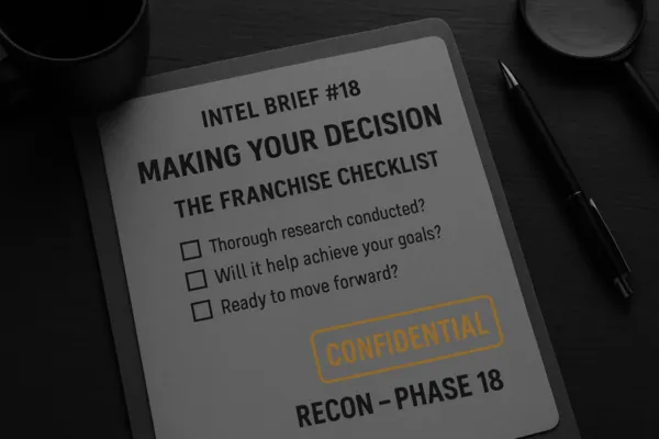 Making Your Decision: The Franchise Checklist (Step 18 of 18)