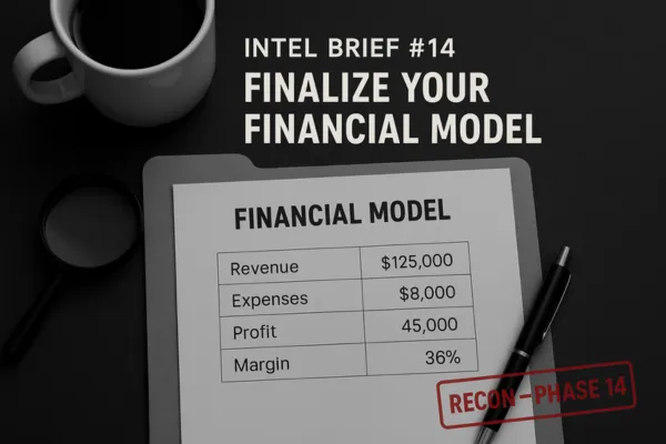 Finalize Your Financial Model: Stress Test Before You Commit (Step 14 of 18)