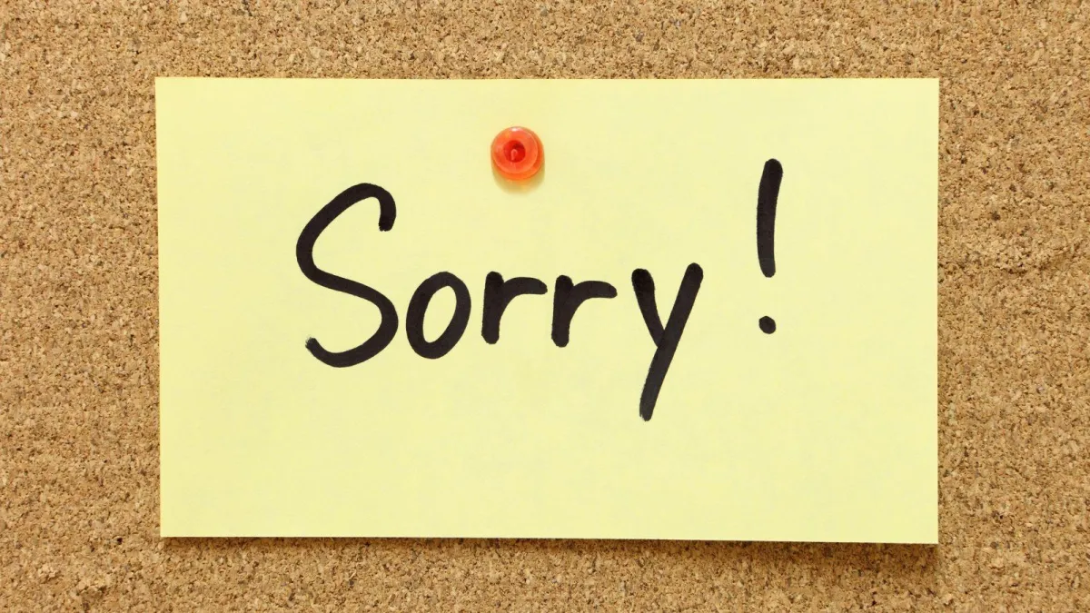 Sorry