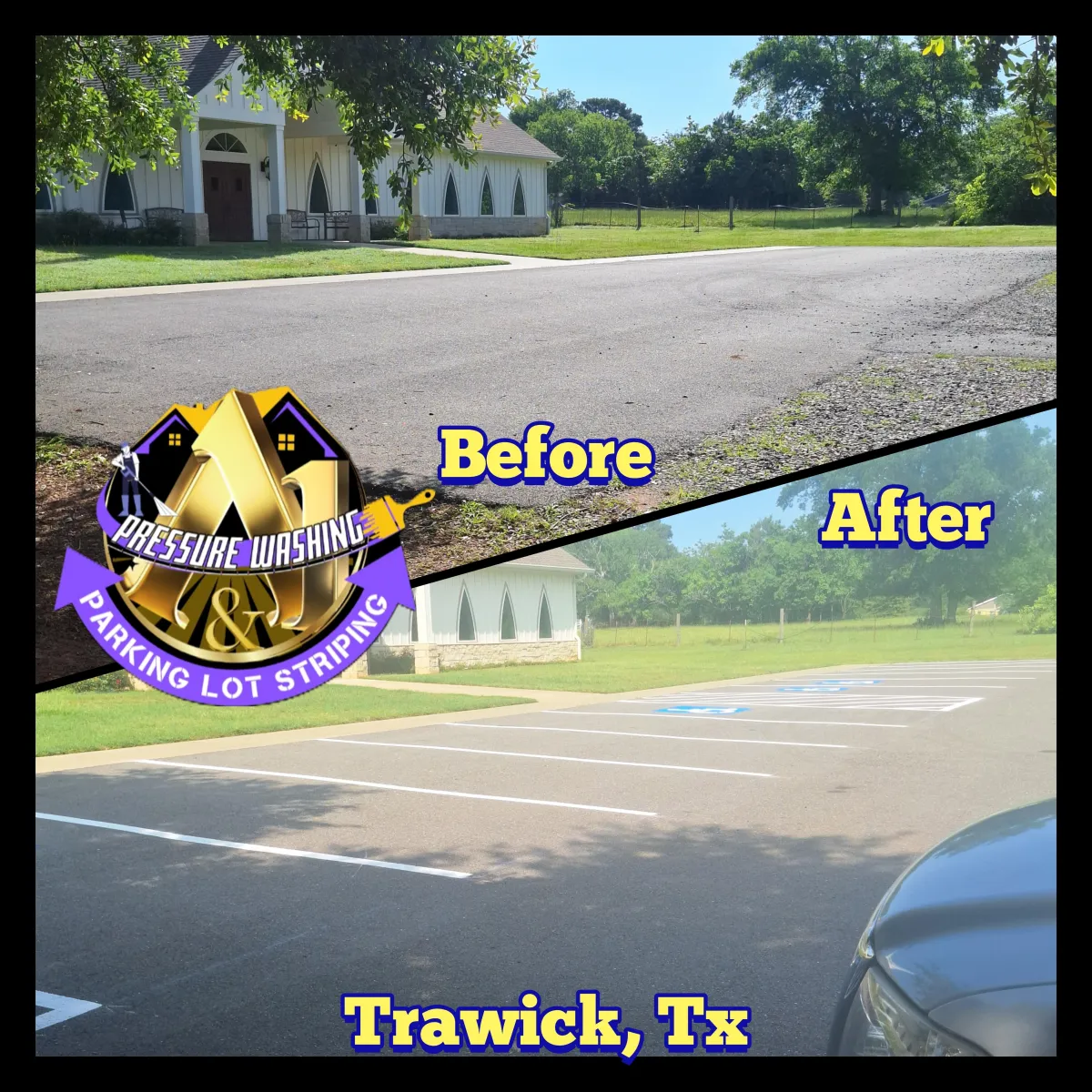 dirt buildup from nearby roads