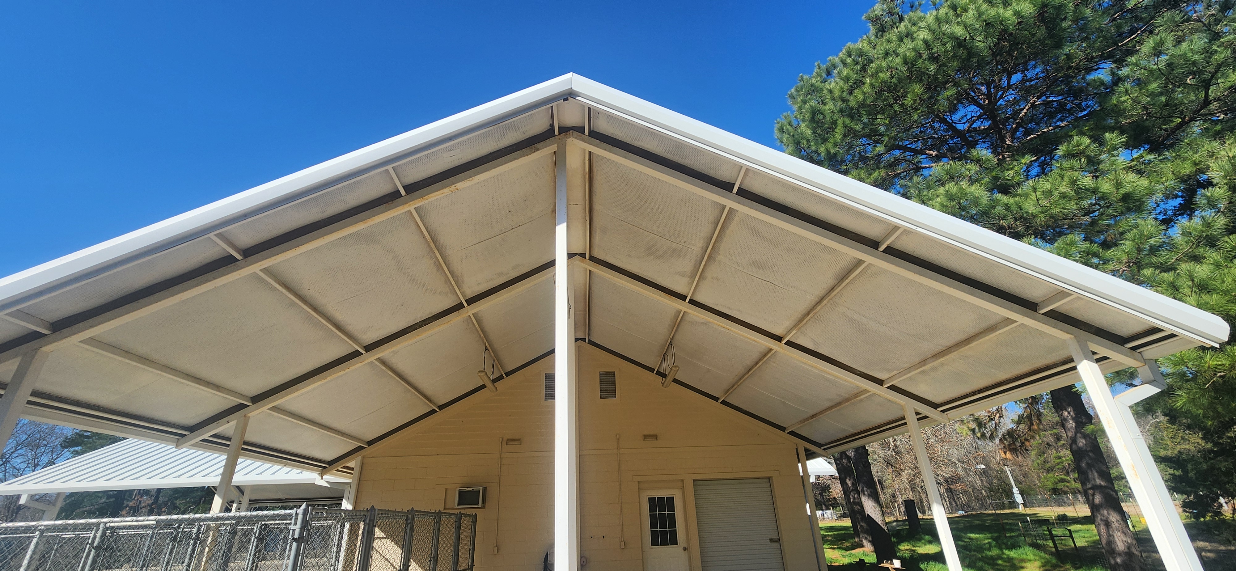 cobwebs on the eaves