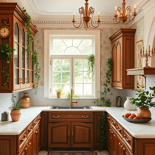 A sleek, minimalist illustration of a modern kitchen set within the historic architecture of Washington, D.C. The scene features streamlined cabinetry and a stylish island with a colorful retro toaster or Capitol-shaped plant as a whimsical touch. The color palette includes soft neutrals accented by Washington-inspired reds, navy blues, and whites, creating an inviting atmosphere. In the background, silhouettes of the Capitol, Washington Monument, and Lincoln Memorial blend into an unobtrusive skyline, emphasizing the city's iconic skyline. Playful details such as tiny flags embedded as backsplash tiles and vintage-style kitchen utensils arranged asymmetrically add personality while maintaining a clean look. The environment exudes calm efficiency and a cozy, accessible vibe, highlighted by tasteful fixtures and soft natural lighting that evokes a welcoming, optimistic mood. This scene balances sophistication and fun, celebrating contemporary kitchen renovations with local charm, perfect for a blog on budget-friendly Washington, D.C. kitchen transformations.