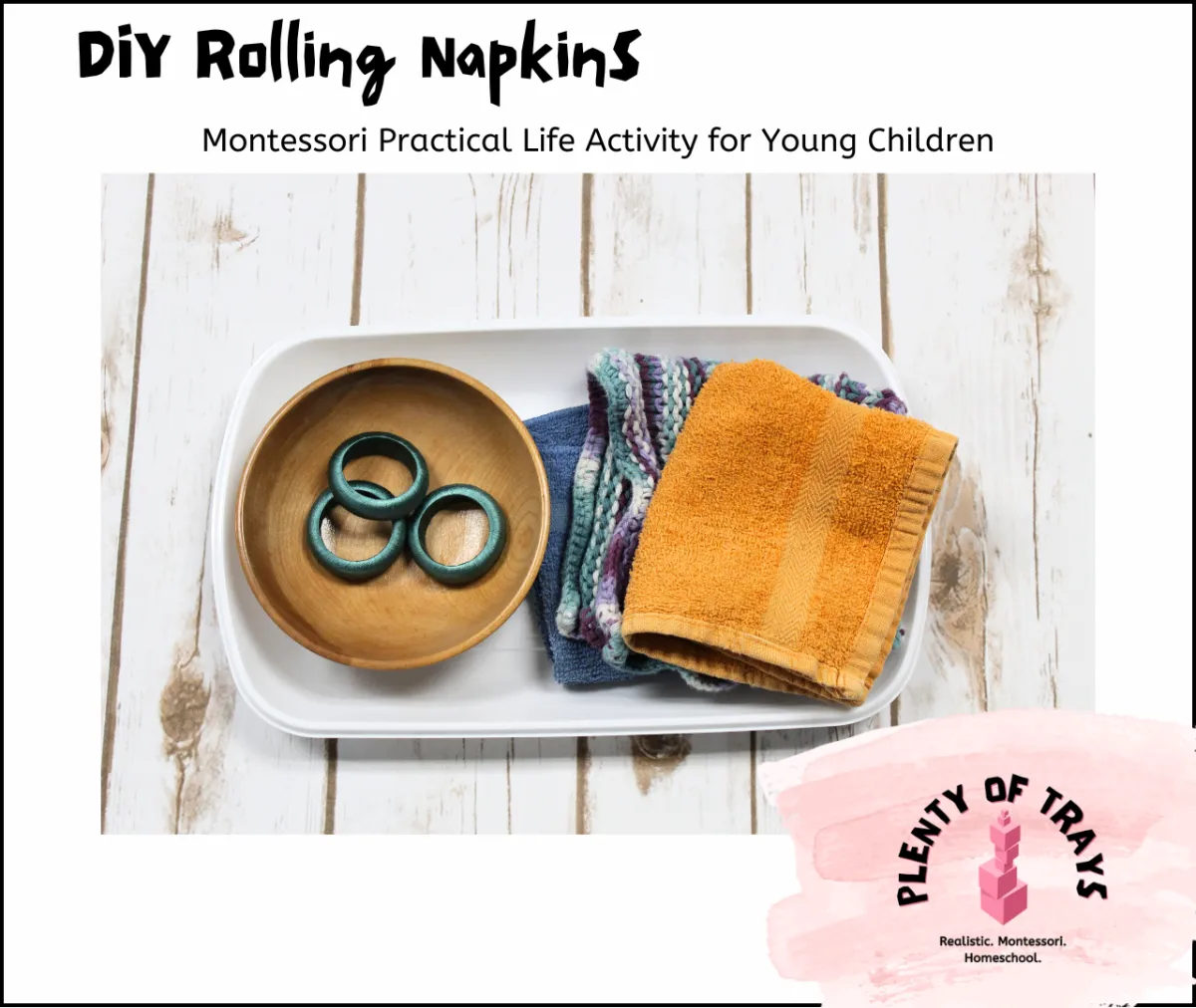 DIY Rolling Cloth Napkins