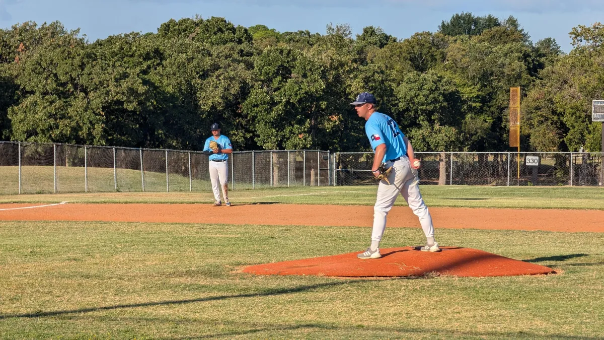 Dylan on the mound