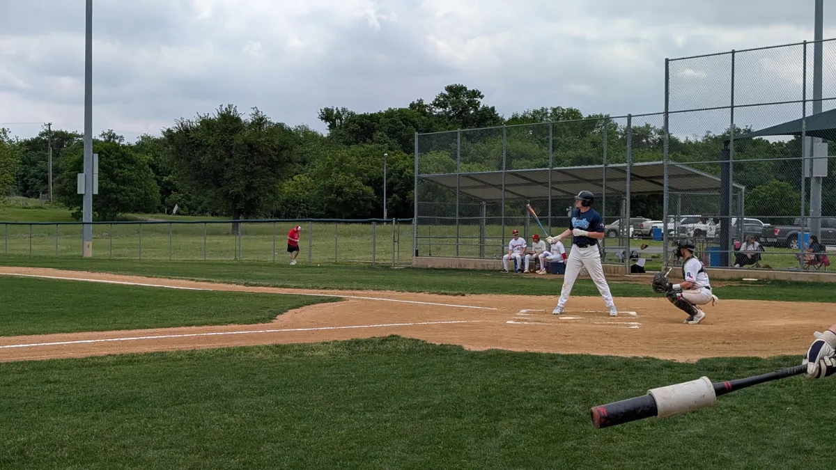 In the batter's box