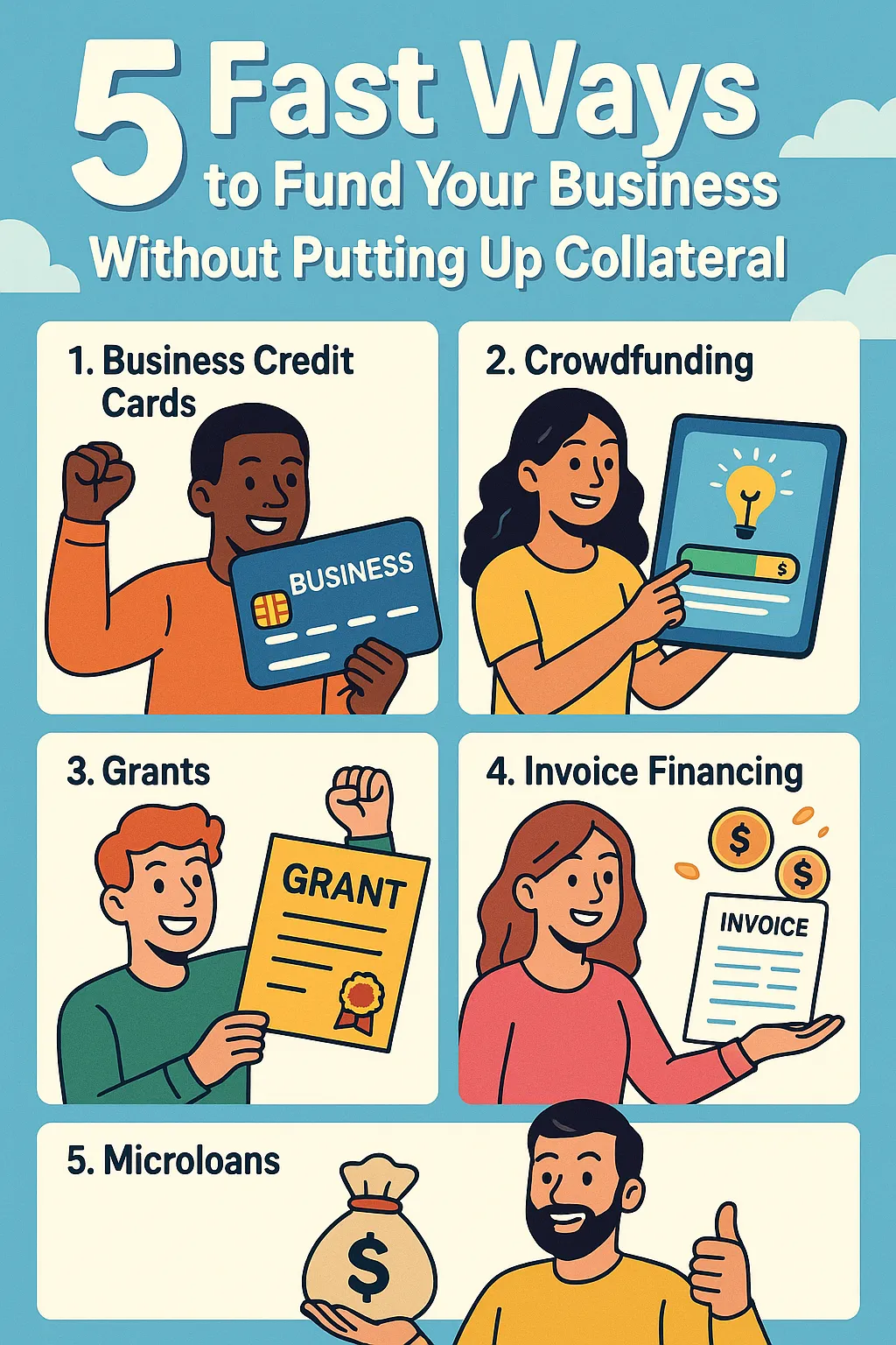 5 Fast Ways to Fund Your Business Without Putting Up Collateral