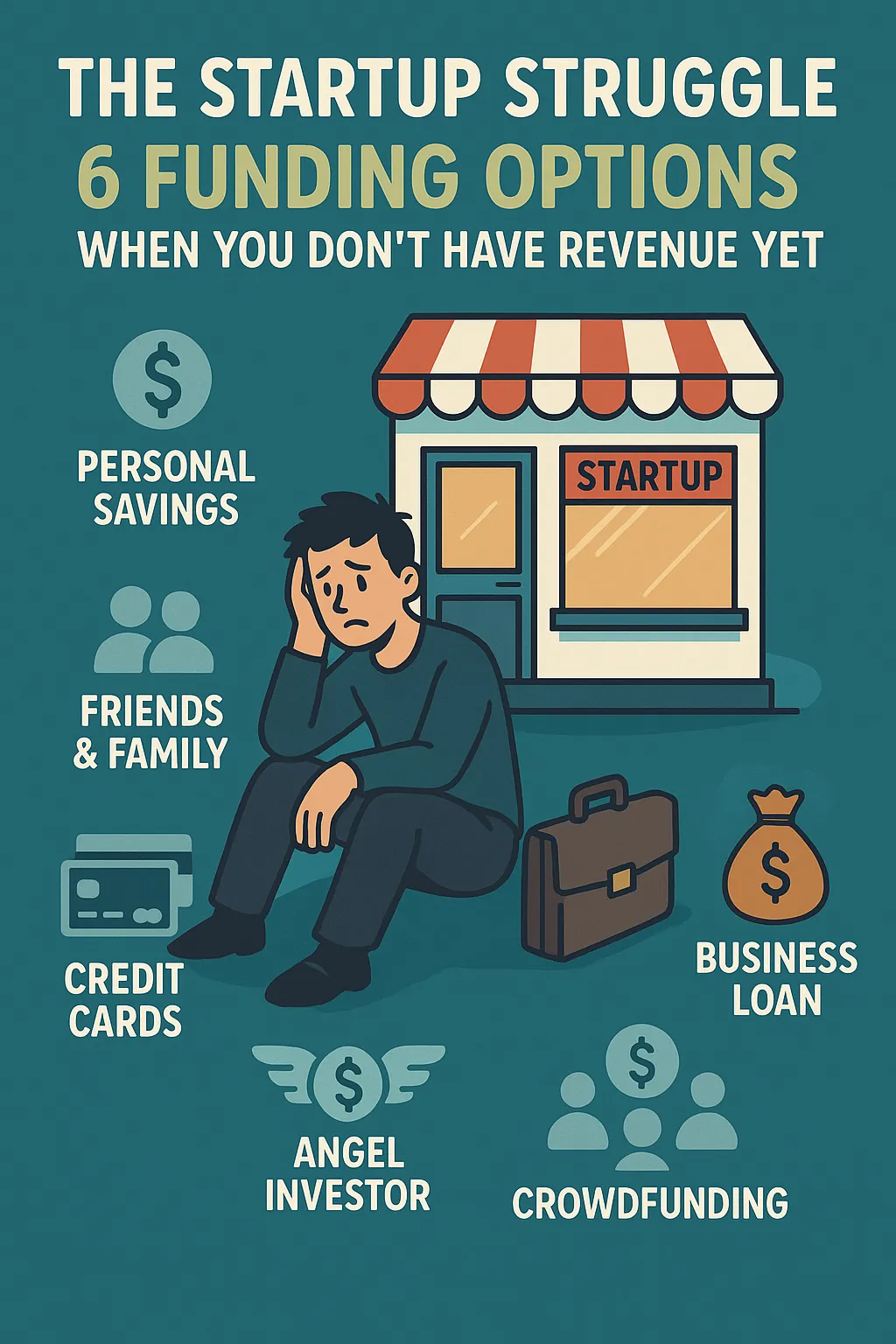 The Startup Struggle: 6 Funding Options When You Don’t Have Revenue Yet