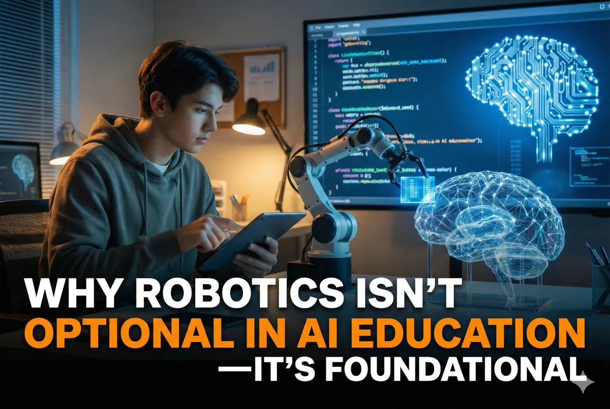 Why Robotics Isn't Optional in AI Education—It's Foundational