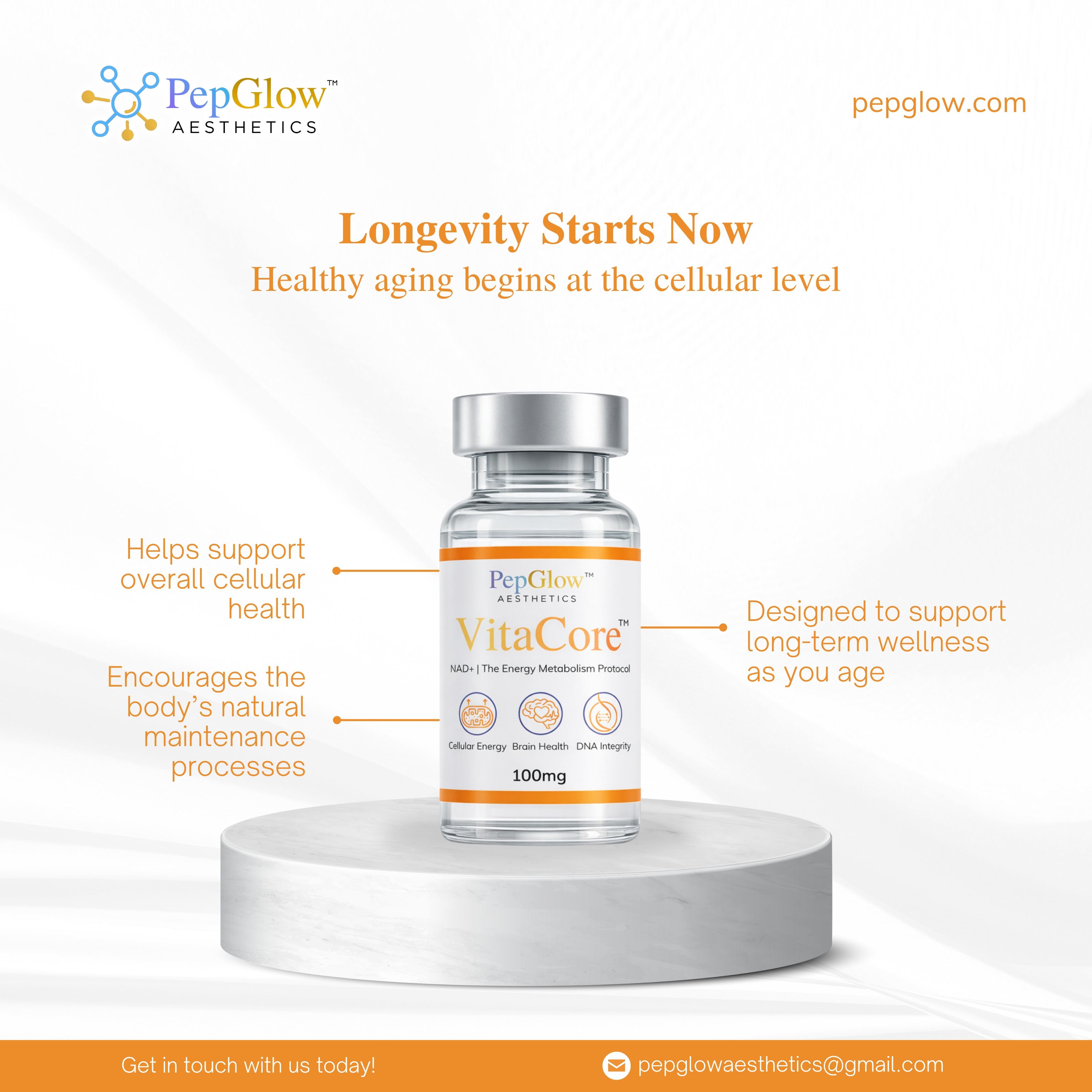 VitaCore™️ Explained: Why NAD+ Is Essential for Cellular Energy and Longevity