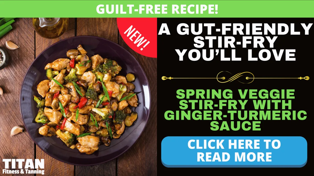 Spring Veggie Stir-Fry with Ginger-Turmeric Sauce