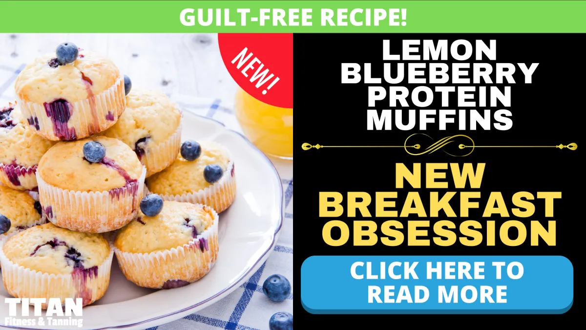 Lemon Blueberry Protein Muffins