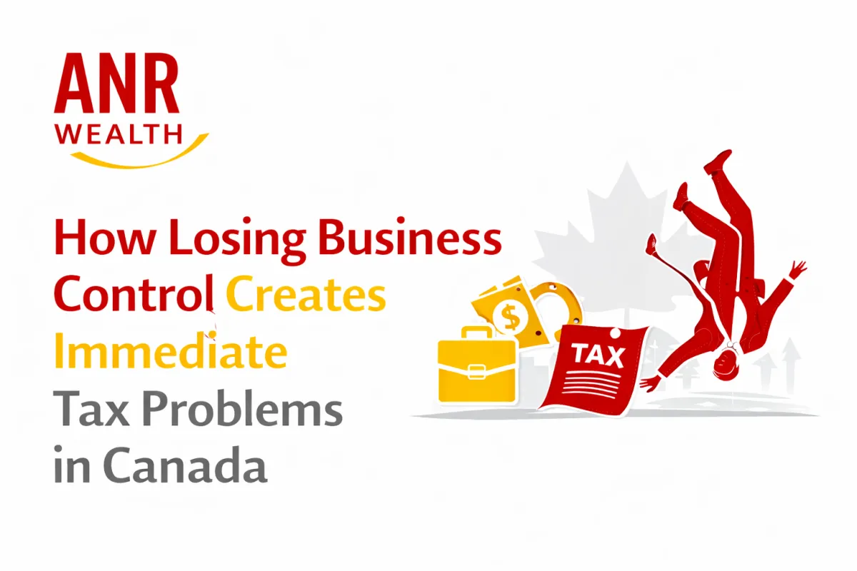 How Losing Business Control Creates Immediate Tax Problems in Canada