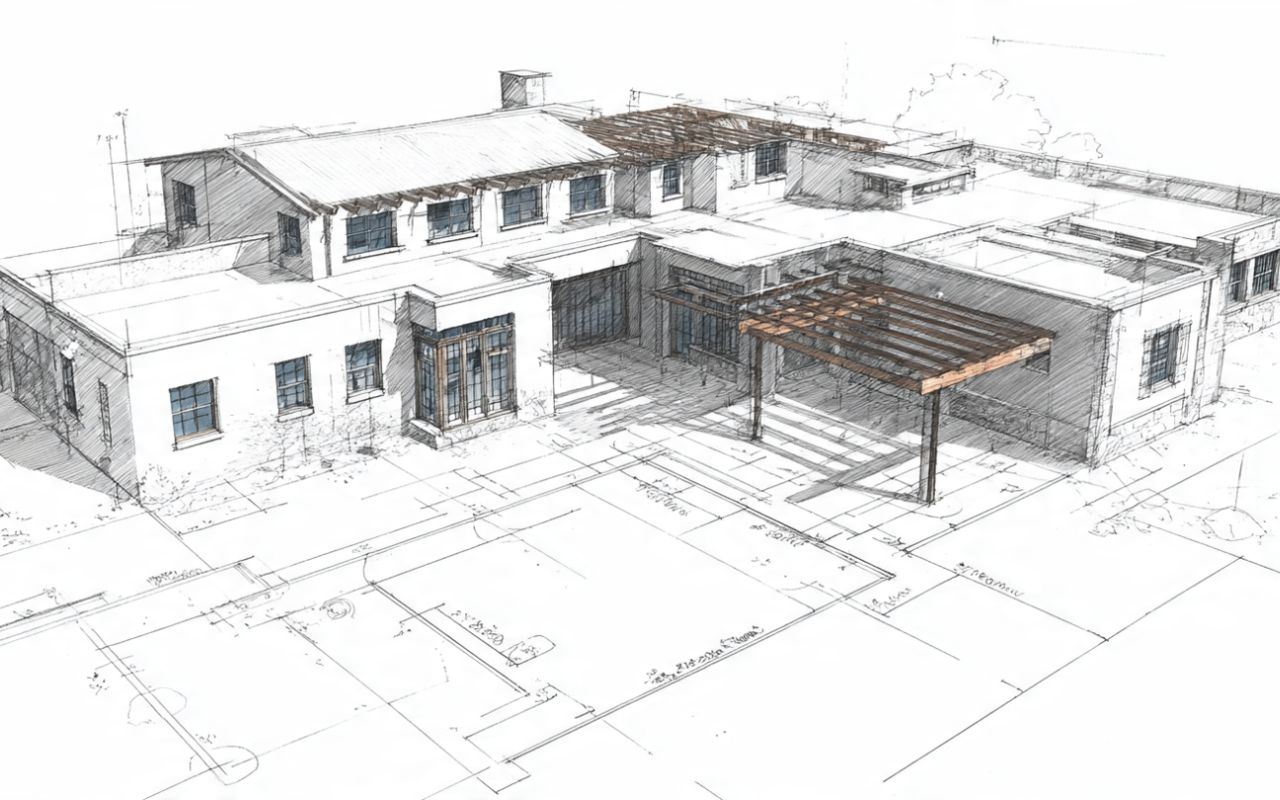 Home Addition Planning in Monument, NM showing a clear project scope and phased construction steps.