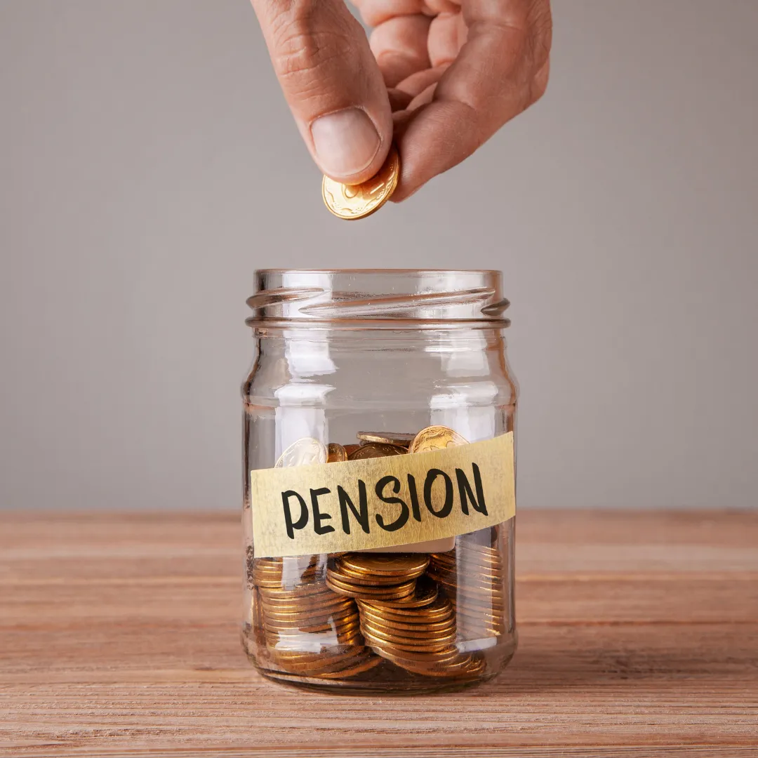 A defined benefit plan, commonly known as a pension, is a retirement plan where your employer promises to pay you a specific monthly benefit upon retirement.