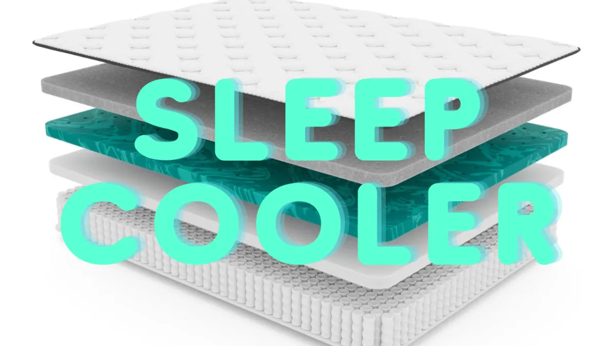 sleep cooler with a cooling mattress