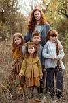 Siblings nurturing bonds together