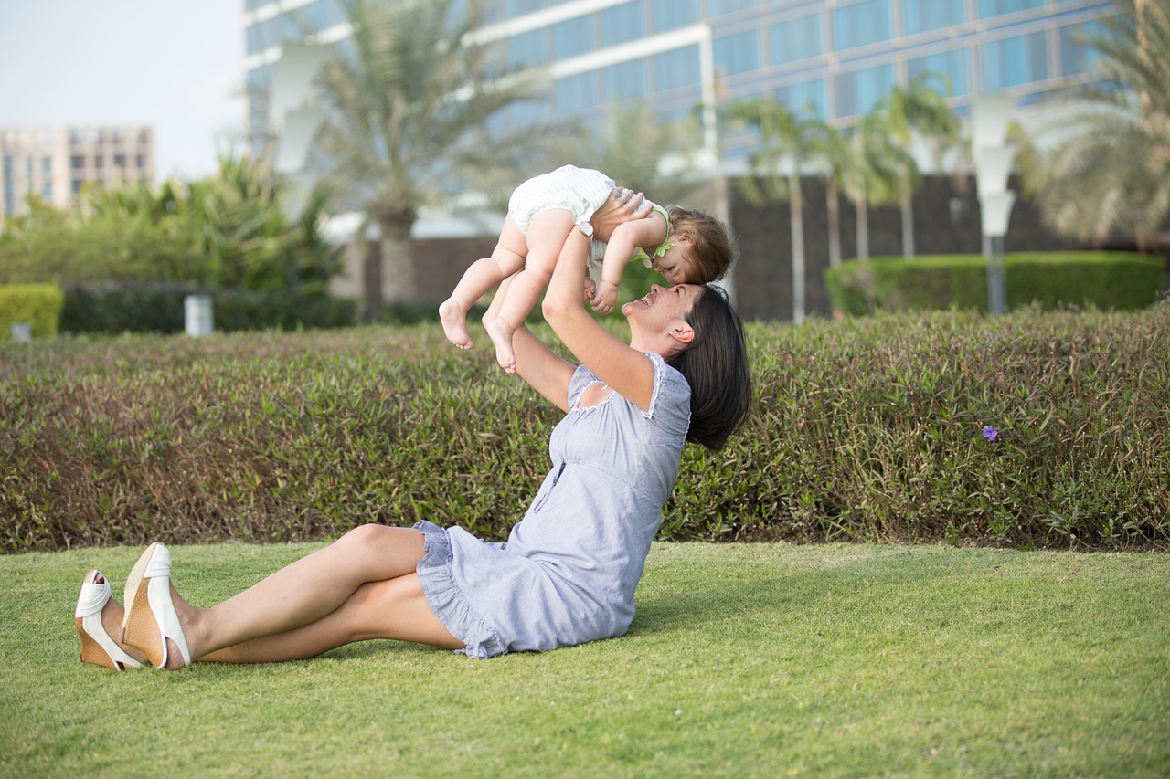 Mom cherishing her homeschooled child