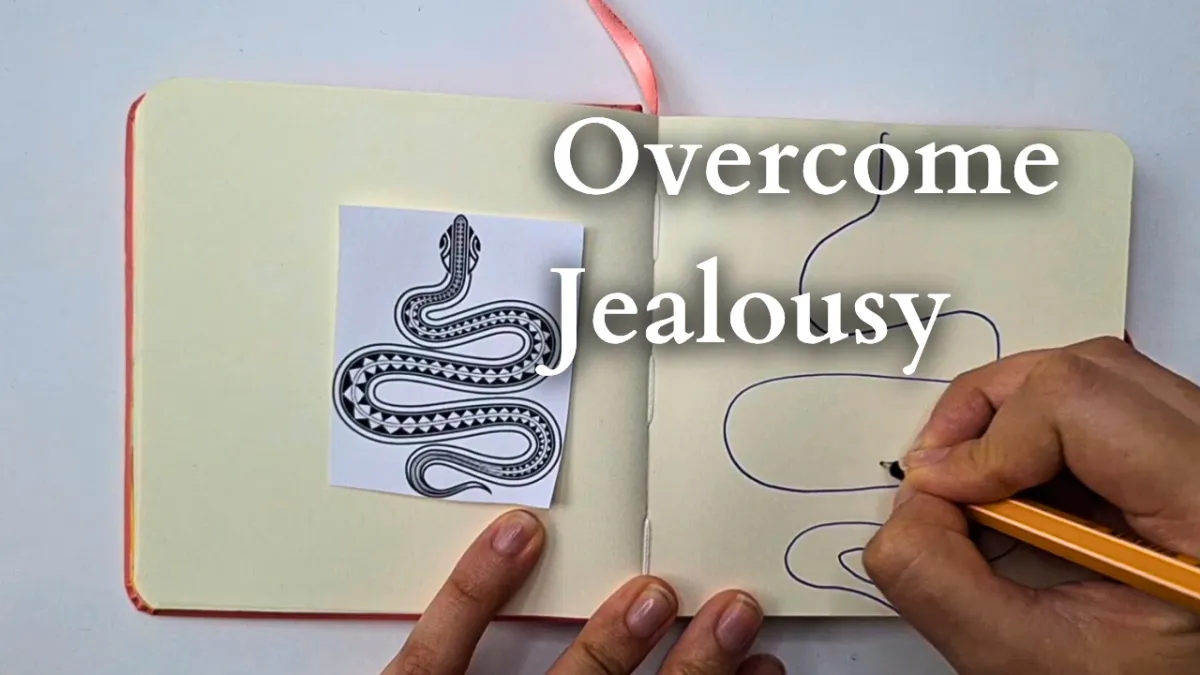 How to Deal with Jealousy - Art Journaling