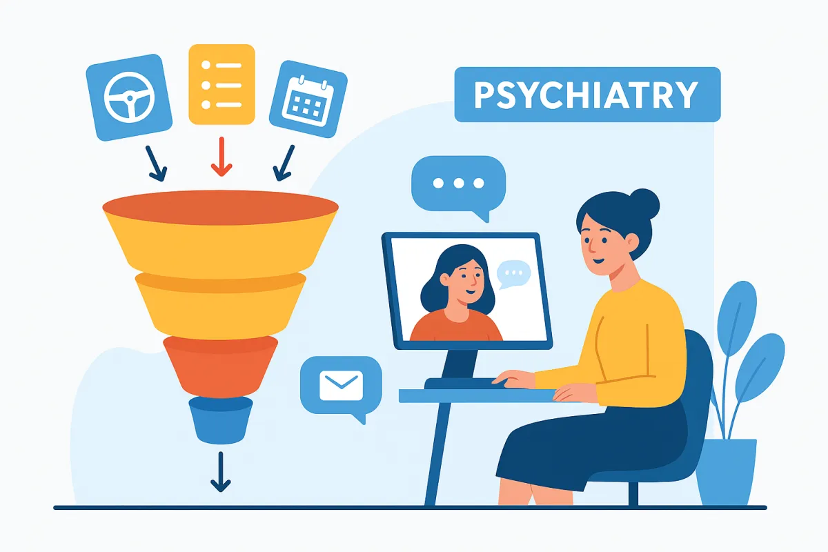 Why Every Psychiatry Office Needs a Real Sales Funnel