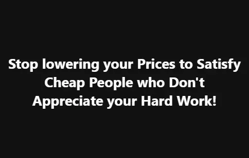 Never Be the Cheap Option