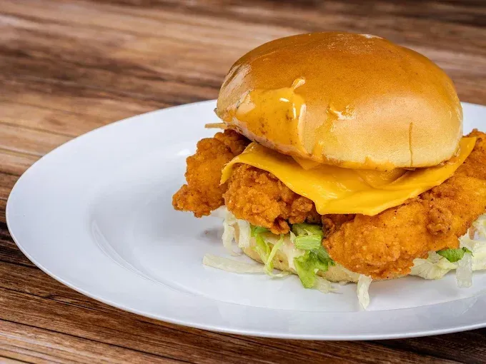 checken burgers at Halal Burgers