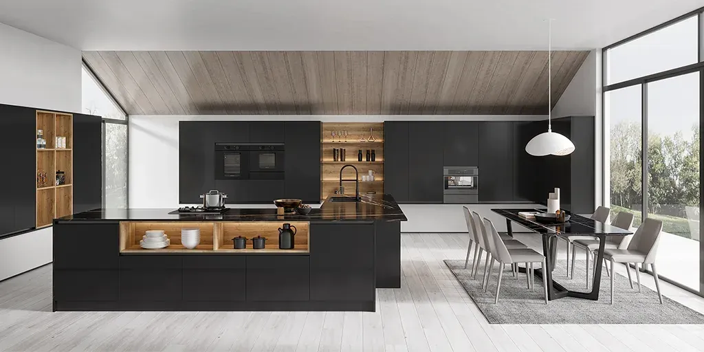 Black Cabinets