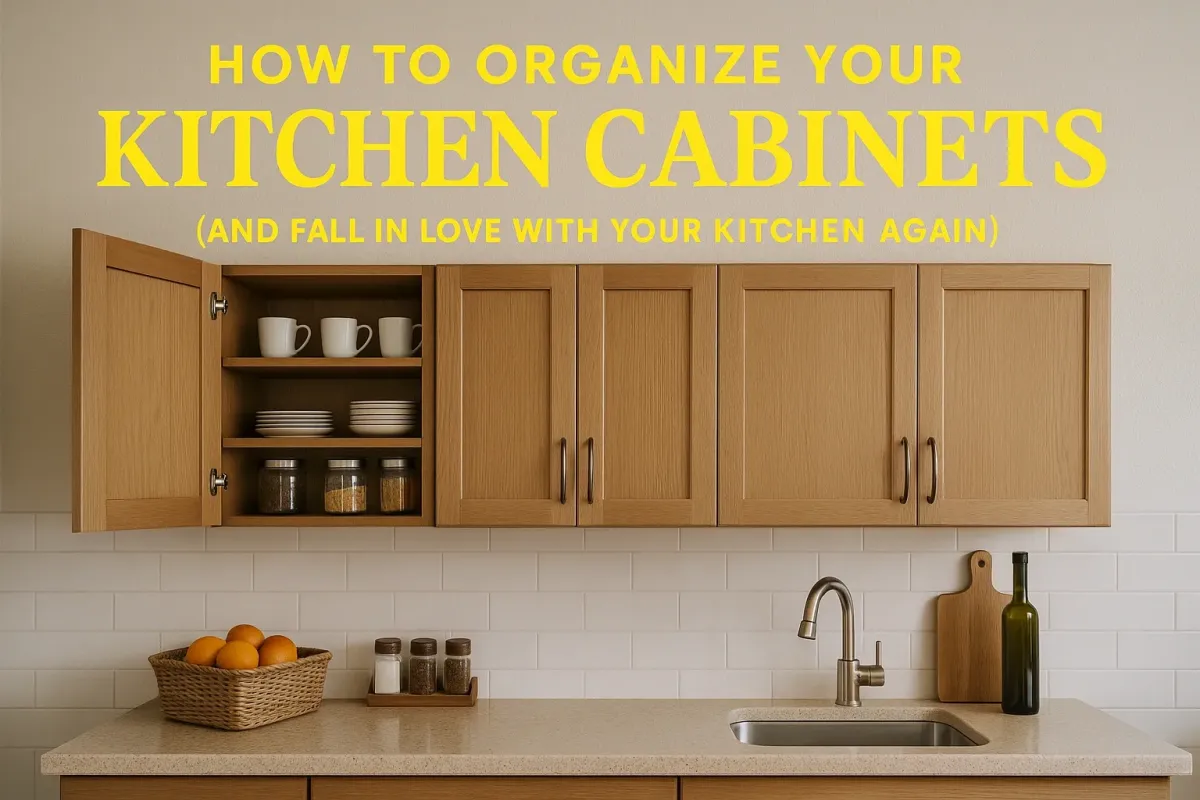 How to Organize Kitchen Cabinets: 5 Steps + Storage Hacks to Declutter Like a Pro
