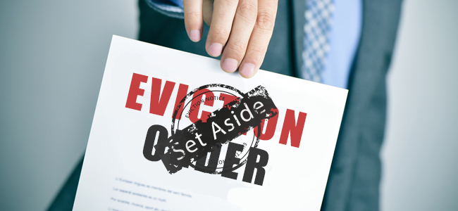 Eviction refused