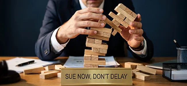 An image of someone staking wood blocks but then making a mistake causing it to fall