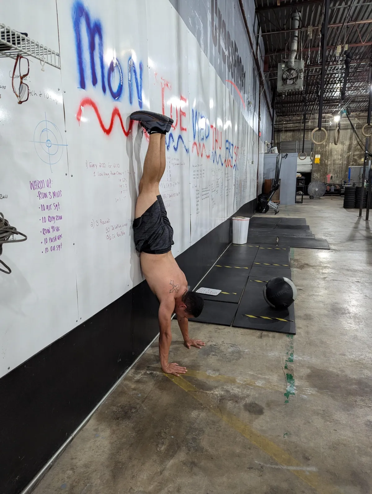 Alex wallwalks!