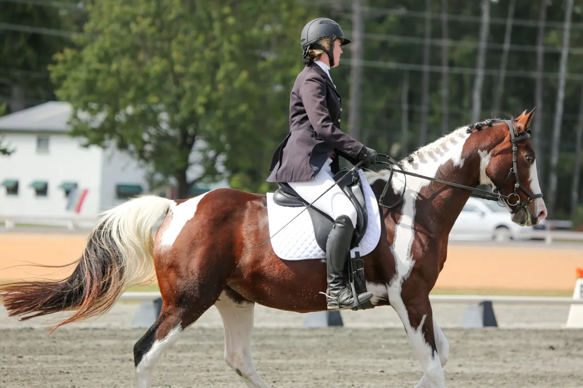 sellers rides a horse