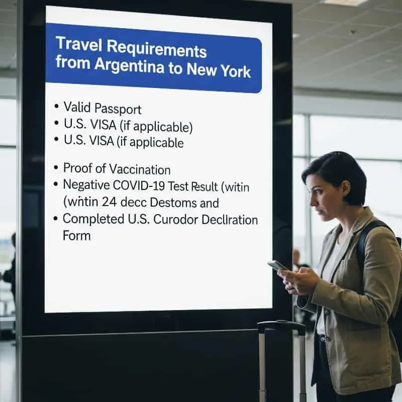 ¿Qué necesito para viajar a Nueva York desde Argentina? |Tour de Nueva York | Excursión en Nueva York