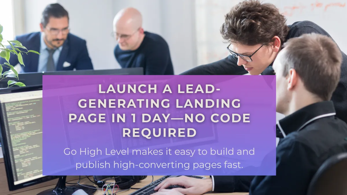 

Build a High-Converting Landing Page in One Day—No Coding Needed