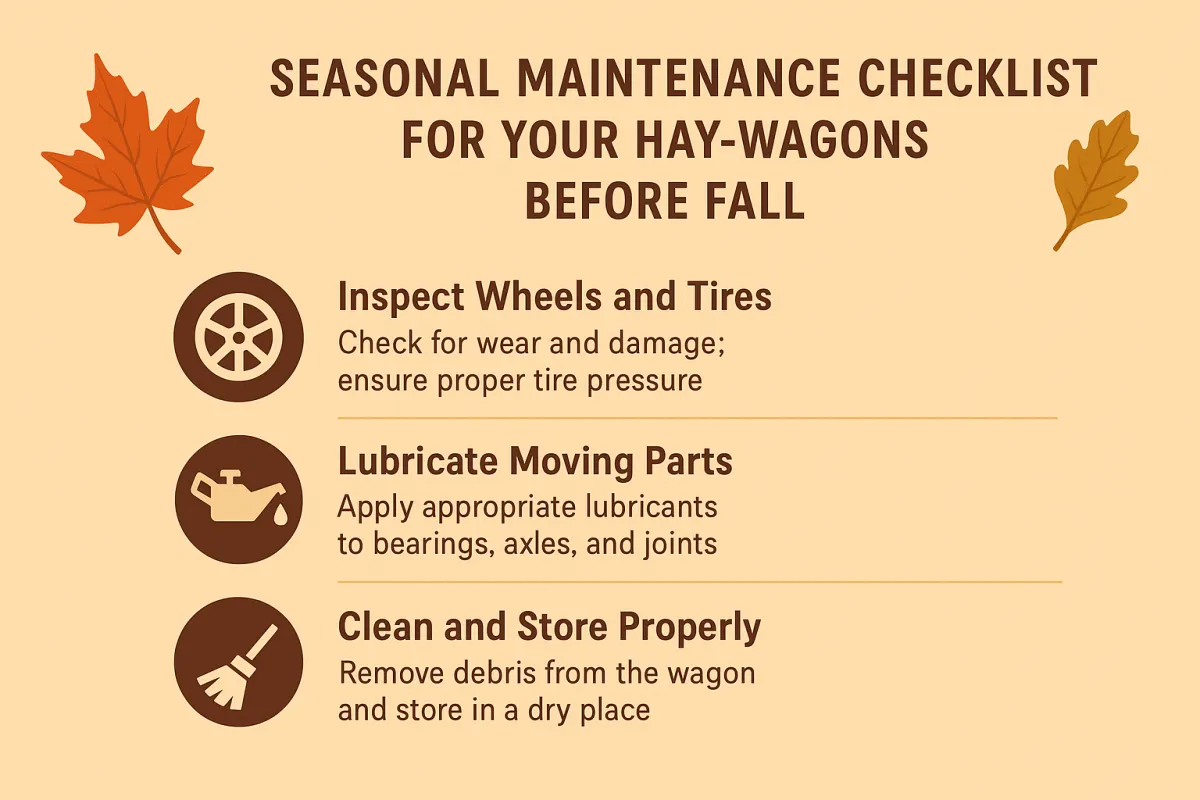 Seasonal Maintenance Checklist for Your Hay Wagons Before Fall