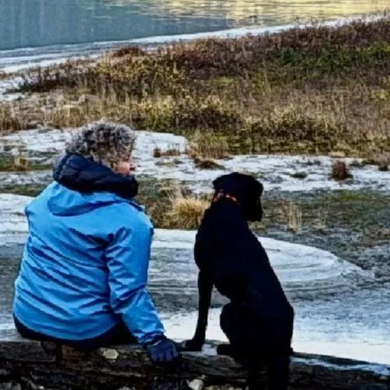 Janie and Charger in AK