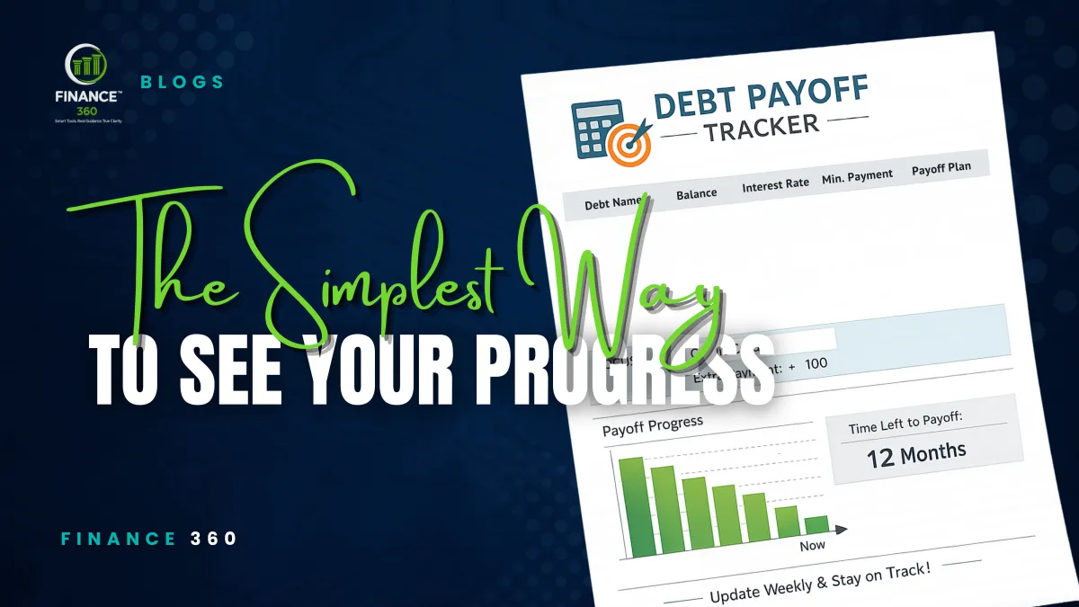 Debt Payoff Tracker: The Simplest Way to See Your Progress | Finance 360