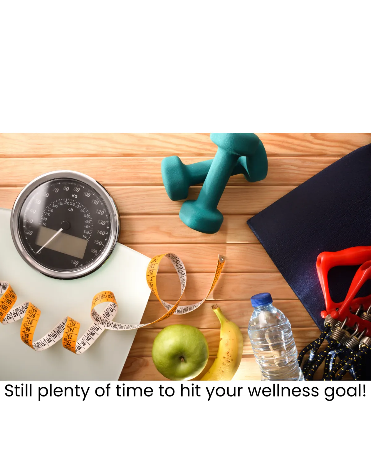 exercise equipment and fruit