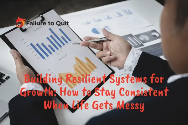 A growth chart, symbolizing building resilience and sustaining momentum during challenges.