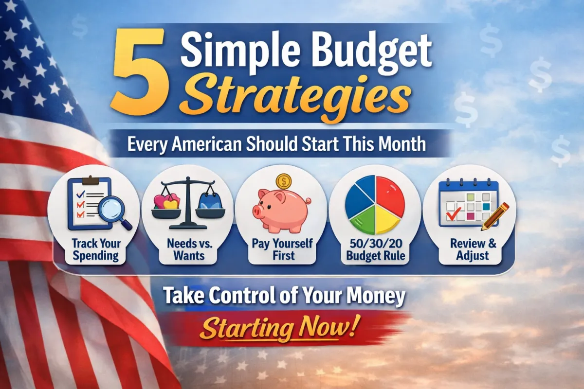 5 Simple Budget Strategies  Every American Should Start This Month