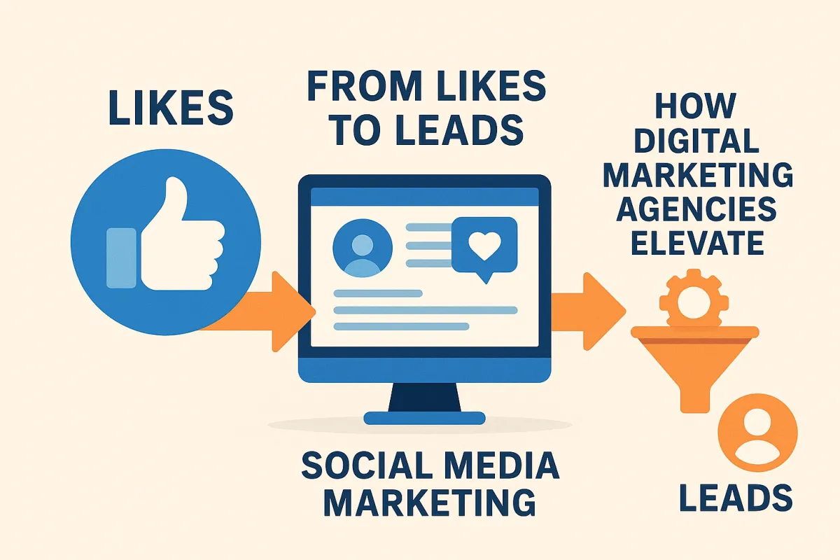 From Likes to Leads: How Digital Marketing Agencies Elevate Social Media Marketing