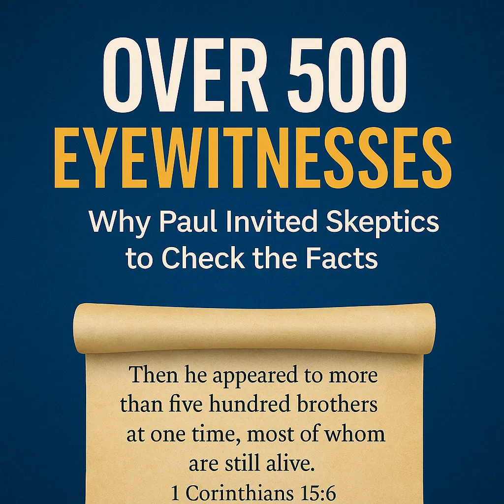 Over 500 Eyewitnesses: Why Paul Invited Skeptics to Check the Facts