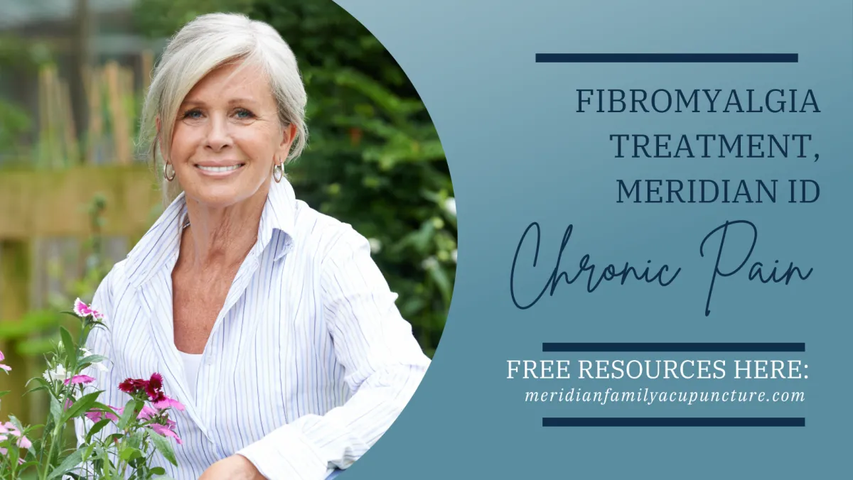 Woman experiencing chronic pain and fatigue related to fibromyalgia in Meridian, Idaho