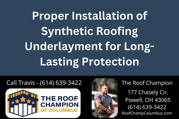 Learn how professional installation of synthetic underlayment protects your home from moisture, extends roof life, and ensures energy efficiency.