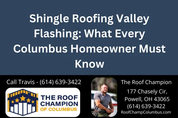 Discover why proper valley flashing is critical for shingle roofs in Columbus, Ohio. Learn the right materials, common mistakes to avoid, and how The Roof Champion of Columbus ensures long-lasting protection for your home.