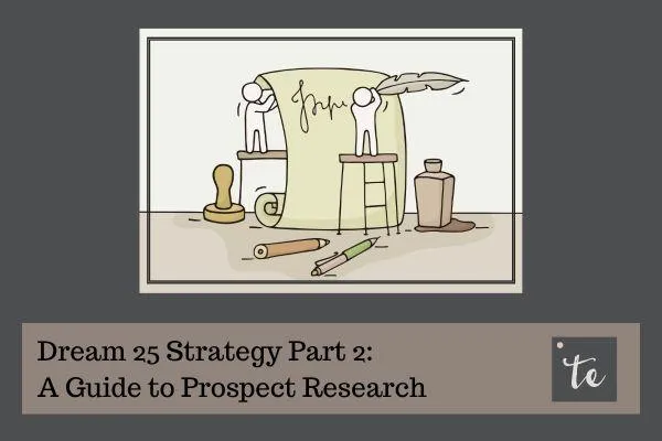 Mastering your prospect research.
