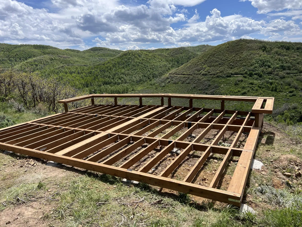 Warrior Built Company Deck Framing 