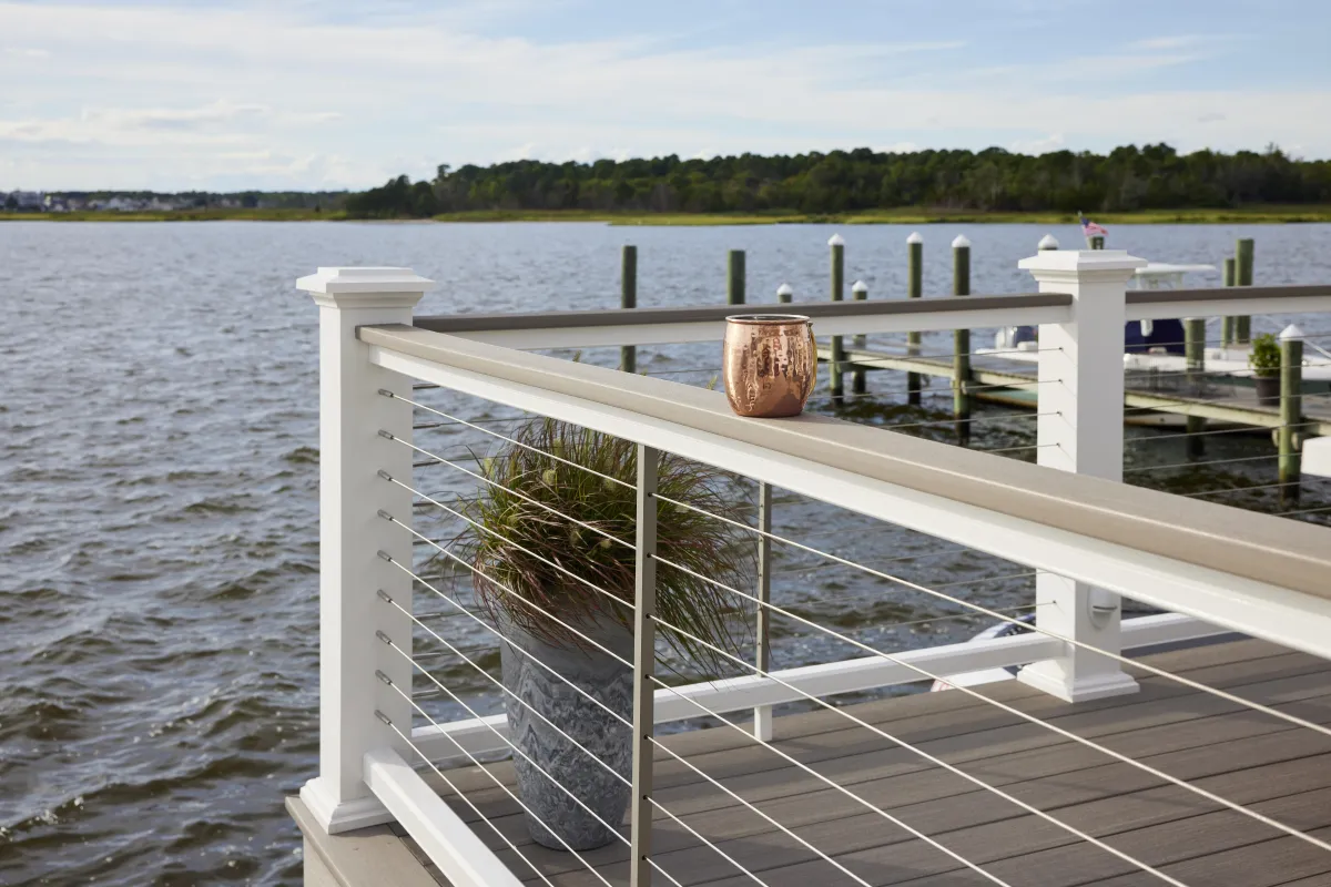 TimberTech Vintage Coastline Drink Rail