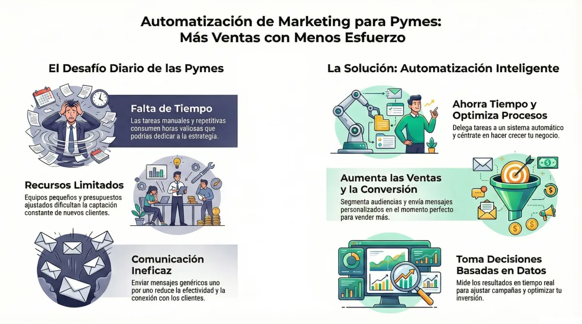 Automatización del Marketing para PYMES: Cómo Vender Más Trabajando Menos