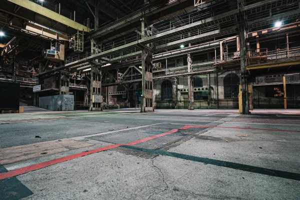 Empty factory